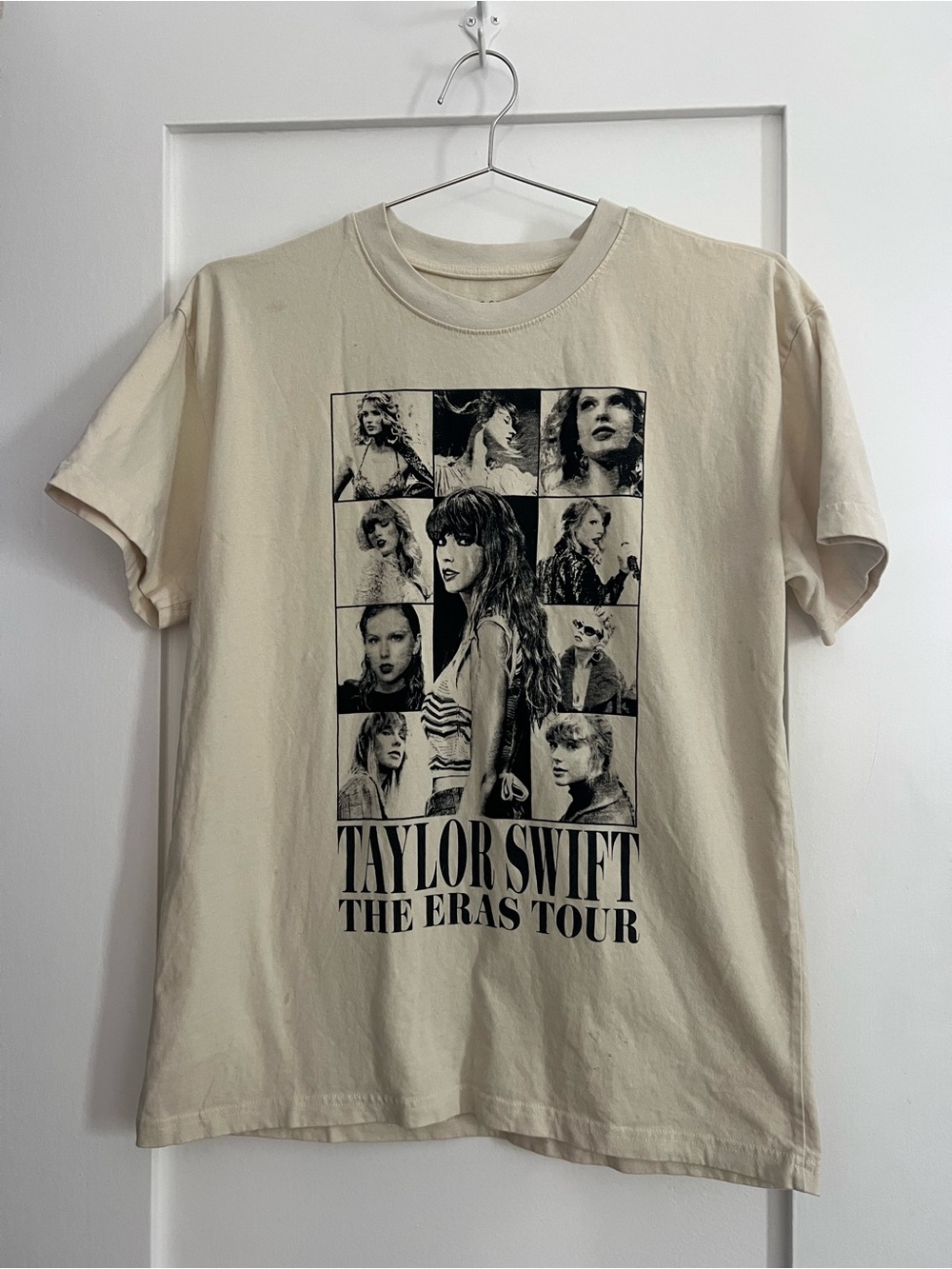 Taylor Swift Cream Short-Sleeve Tour Graphic Tee